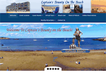 Tablet Screenshot of captainsbountymotorinn.com